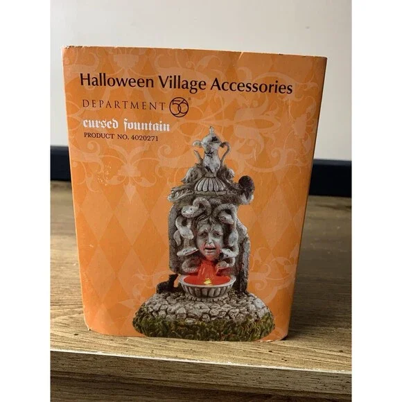 Dept 56 Halloween Cursed Fountain 4020271 Village Accessories