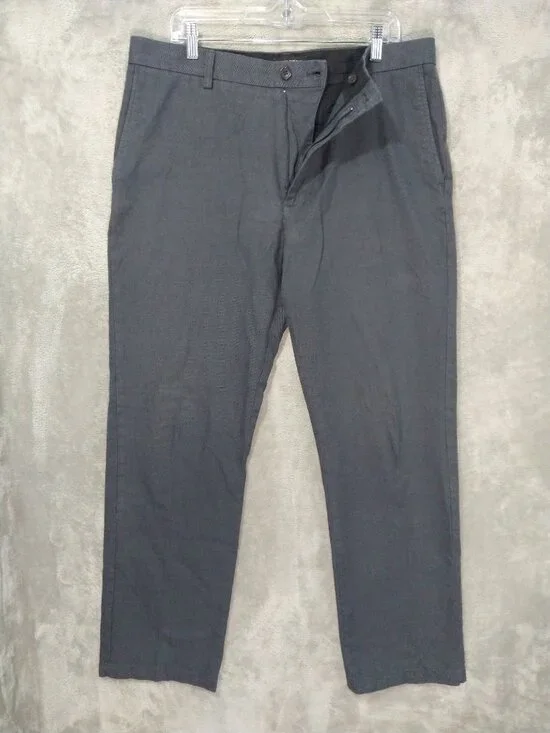 Banana Republic Pants Mens 36x34 Blue Gavin Chino Straight Leg Cotton Preppy