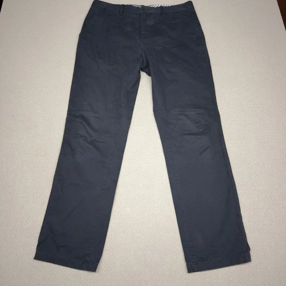 Banana Republic Pants Mens 33x32 Navy Blue Kentfield Twill Cotton Chino Office
