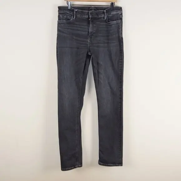 Banana Republic Slim Watershed Mill Valley Denim Black Jeans Mens Sz 34 x 34