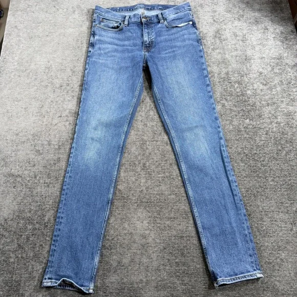 Banana Republic Legacy Slim Fit Jeans Mens 32x34 Medium Wash Blue Denim Pants