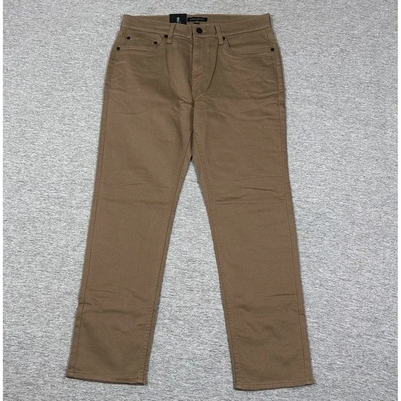 Banana Republic Pants Mens Size 34x30 Brown 5-Pocket Stretch Chino City NEW