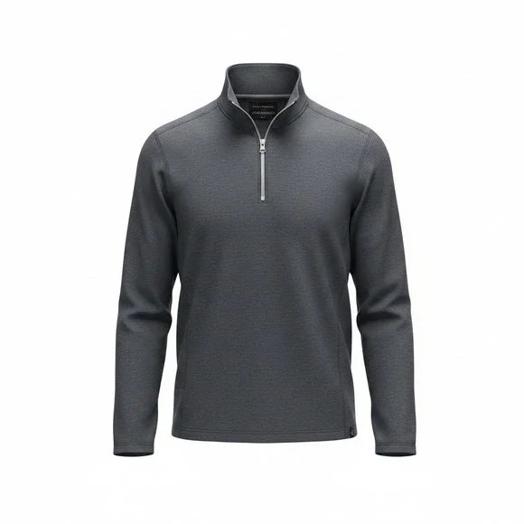 Banana Republic X Polartec Half Zip Pullover Mens XL Charcoal Gray Fleece 878042