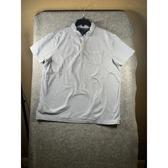 Mens banana republic Collard shirt short sleeve XL TG‎