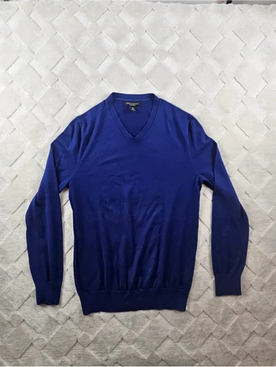 Banana Republic Luxury Blend V-Neck Sweater Mens Medium Silk/Cashmere Blend