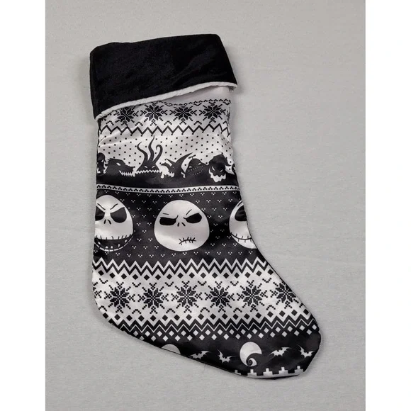 Ruz Disney The Nightmare Before Christmas Fair Isle Stocking Christmas Stocking