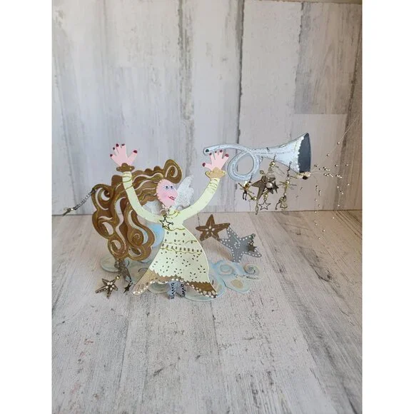 Silvestri rossi whimsical fairy letter holder unique collectible photo xmas vint