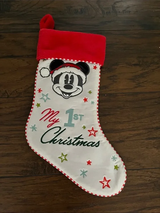 Disney Mickey My 1st Christmas stocking