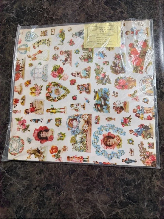 Imported Vintage Giftwrap