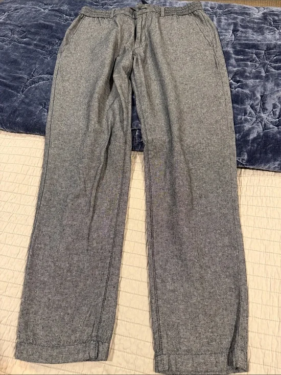 Banana Republic Men's Gray Casual Drawstring Pants
