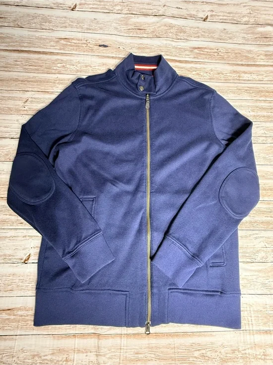 Banana republic large Men's Zip-Up Sweater Jacket - Navy