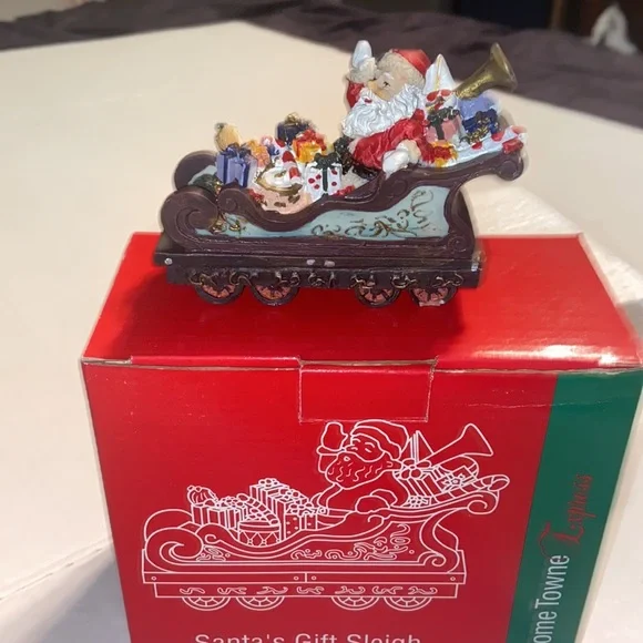 Vintage Home Towne Express 1998 Edition Santa's Gift Sleigh by JC Penny