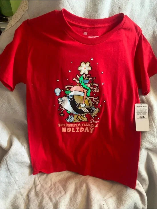 Holiday Humuhumunukunukuapua'a Graphic T-Shirt - Red