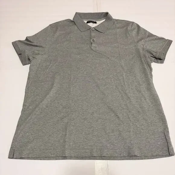 Banana Republic Luxury Touch Gray Short Sleeve Polo Shirt XL