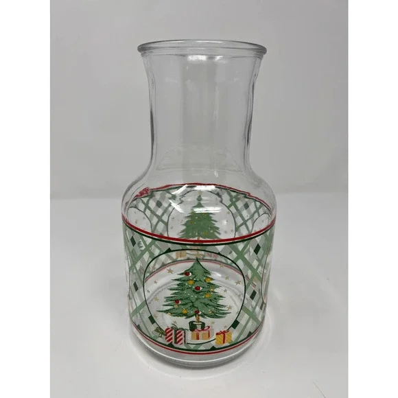 KIG Indonesia Christmas Tree Carafe Juice‎ Pitcher 9
