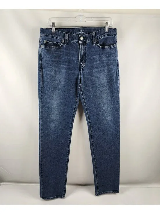 Banana Republic Jeans Mens 33x33 Blue Travel Dark Wash Denim
