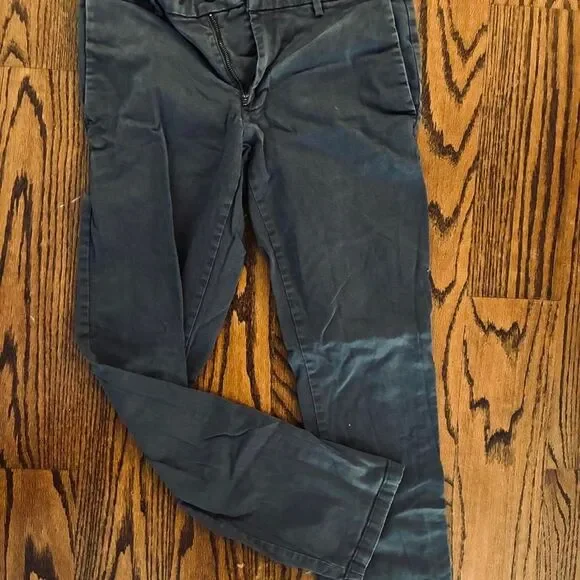 Banana-republic Men's Grey and Black Trousers