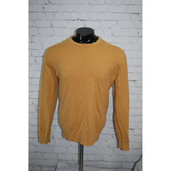 Banana Republic Sweater Mens XL Cotton Cashmere Silk Blend Luxe Yarn Crewneck **