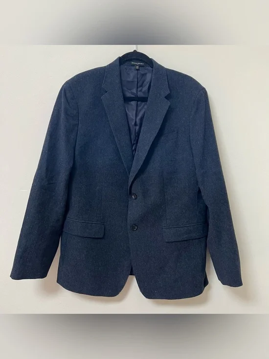 Banana Republic Men's Navy Blue Blazer Slim Fit 44R