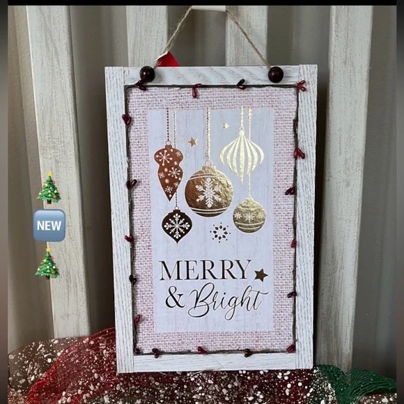 Clearance ~  Christmas Holiday Door-Wall Hanging 🎄🆕🎄 A 2 For $14 item