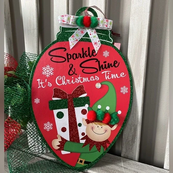 Clearance ~  Christmas Holiday Door-Wall Hanging 🎄🆕🎄 A 2 For $14