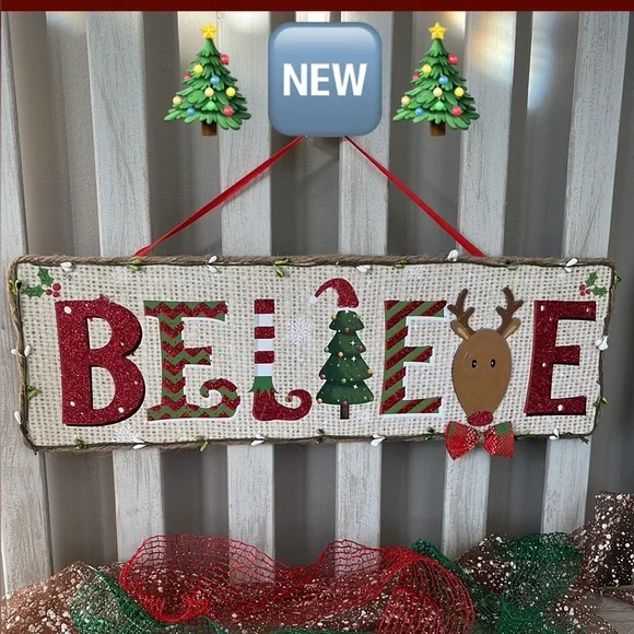 Clearance ~  Christmas Holiday Door-Wall Hanging 🎄🆕🎄2 for $14