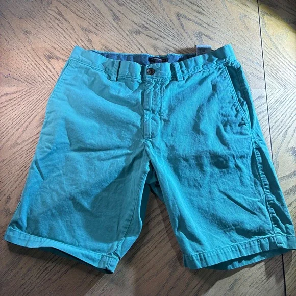 Banana Republic Mens City Short 16 Chino Ceramic Blue 182185-04 Size 33