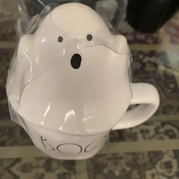 Rae Dunn Boo Topper Mug