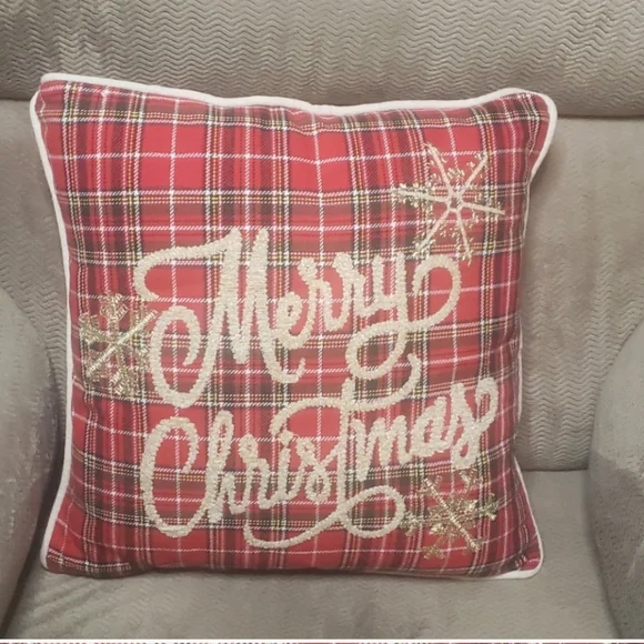Pier 1 Merry Christmas Throw Pillow