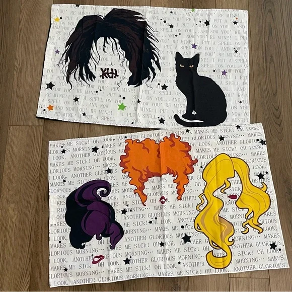Halloween-Themed‎ Hocus Pocus Decorative Standard Pillowcases (2)