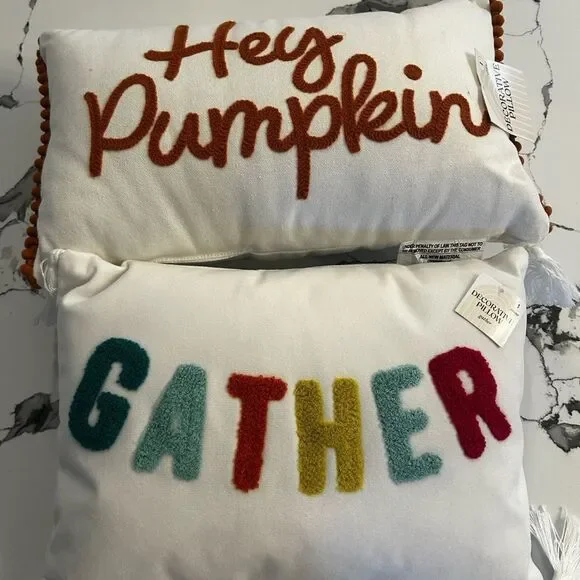 Threshold Holiday Pillows - NWT