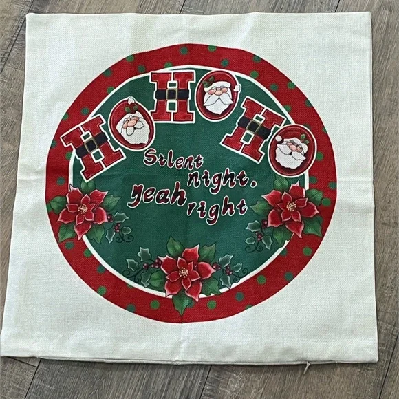 Clearance ~Festive Holiday Pillow Cover - Red and White 🎄🆕⭐️A 2 for $14 item ⭐️