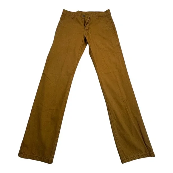 Levi Strauss Co Mens Brown Cotton‎ Twill Chinos Pants W30 L30