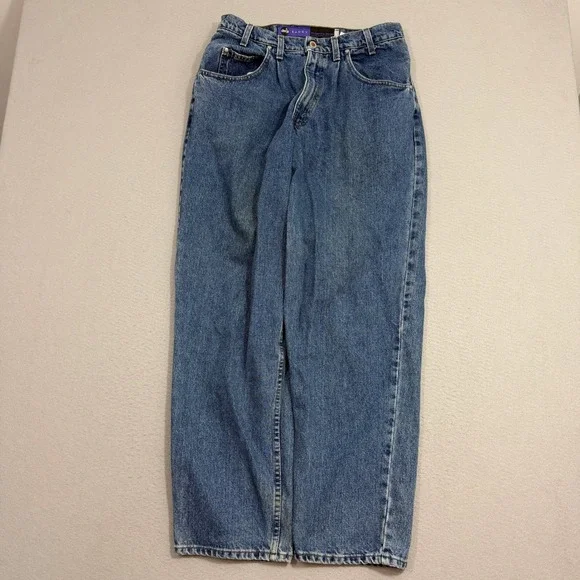 Vintage Levis Silvertab Baggy Jeans 33x32 Purple Tag 90s Denim Made in USA 1993