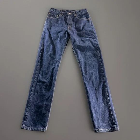Levi's 505 Jeans Straight Mens 31x34 (30x34) Med Wash Blue Made in USA