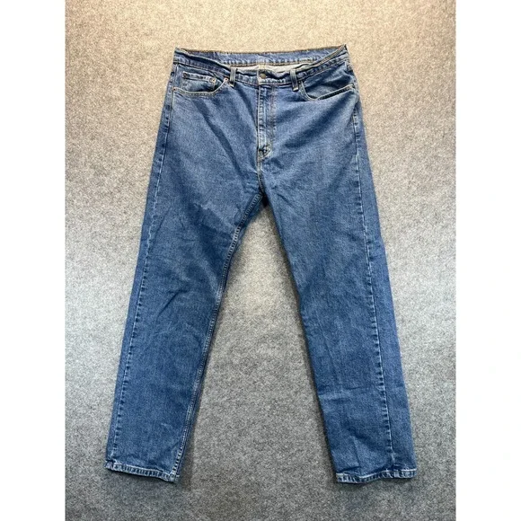 Levis Jeans Men's 38x34‎ 505 Regular Fit Straight Medium Wash Denim Pants