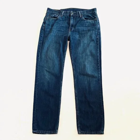 Levi's 514 jeans Men's 33 dark denim wash classic straight leg unisex