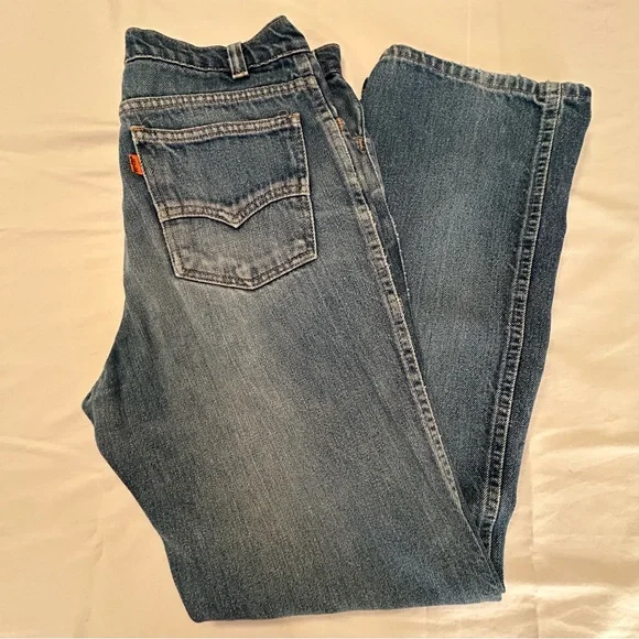 Vintage Levi's Orange Tab Jeans‎ – W32 L30, Skosh Fit, Distressed Pockets, Y2K