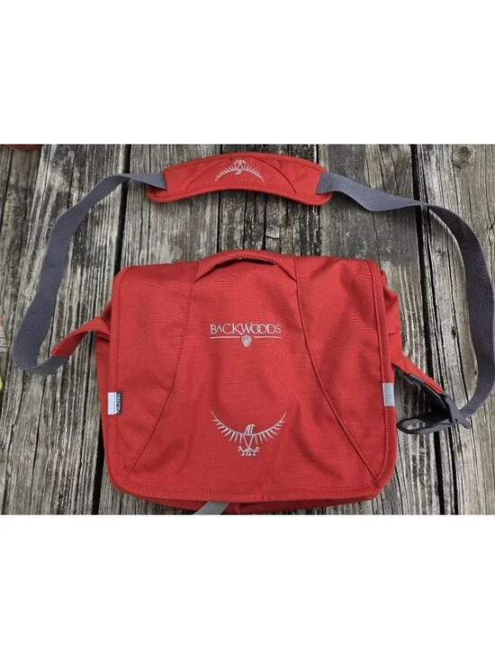 Red Osprey Messenger Bag Backwoods Flapjack Courier Shoulder