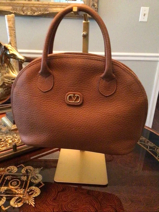 Valentino Garavani Leather Dome Bag