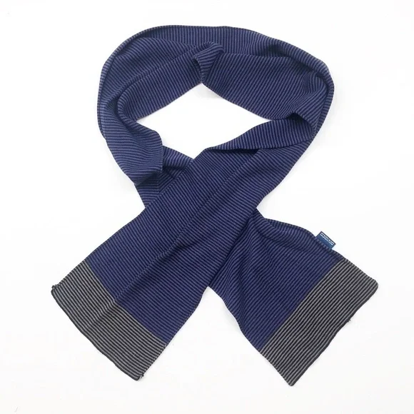 Divided by H&M purple/black/gray striped scarf
