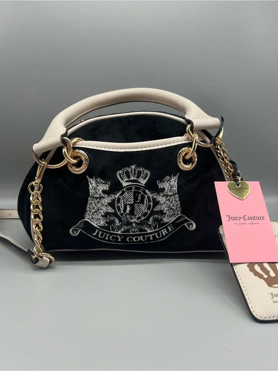 Juicy couture classic Scottie dogs satchel purse