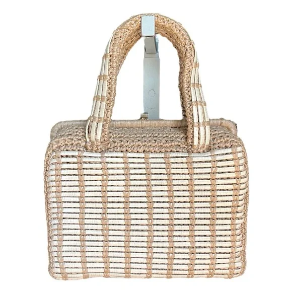 Walborg Vintage wicker Hand Made purse