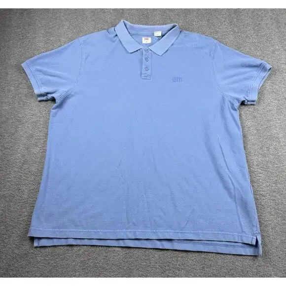 Levi's Men's Light Blue Polo‎ Shirt XXL