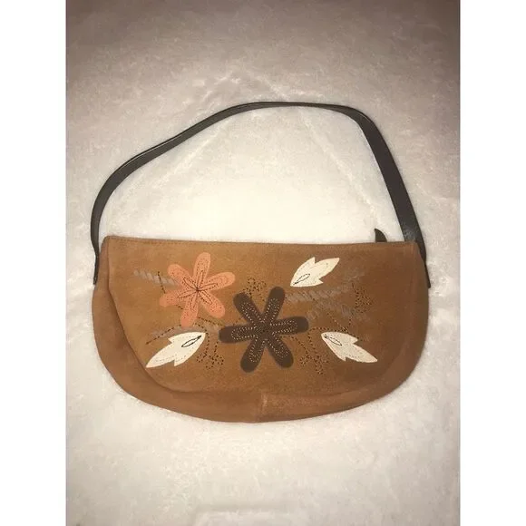 Suede purse‎ with change purse