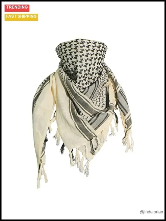 Military Shemagh Tactical Desert Scarf Cotton Keffiyeh Head Neck Face Wrap