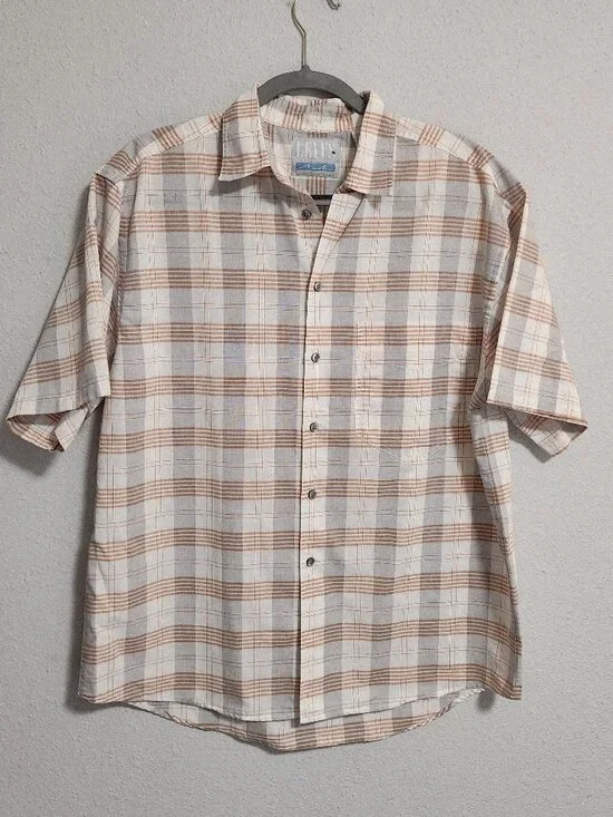 Vintage Levi's | San Francisco 90s Plaid Button Down Short-sleeved Shirt Large