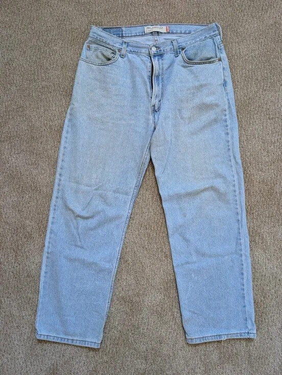 Levi's 550 Light Blue Relaxed Fit 36x30