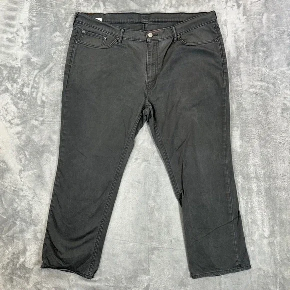 Levi's 541 Athletic Taper Jeans Men's Size 44x30 Charcoal Gray Stretch Denim