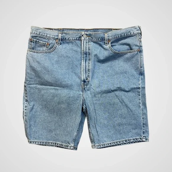 Levi's 505 Vintage Regular Fit Denim Shorts Mens 44 Blue Excellent Light‎ Wash